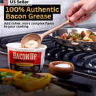 Bacon Up   Grease Tub  14 Ounce  pack Of 3   New Packaging