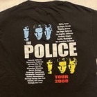 The Police   2008 World Tour Mens Large T-shirt   Sting   Stewart Copeland