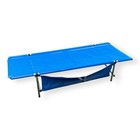 Camp Time Roll-a-cot Blue Mesh 74  X 28  X 15  Standard Complete W carry Bag