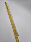 Vintage Cultured Pearl Necklace 14k Gold Clasp Knotted Strand 15  37g