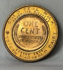 1946 Gold Seal Milk Lucky Token Wheat Penny Western Maryland Dairy