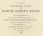 1853 Nautical Chart Of The North Edisto River South Carolina