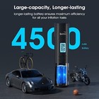 Portable Electric Air Inflator Pump 180psi Air Compressor   4500mah Powerbank Us