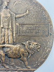 Ww1 Death Penny  Memorial Bronze Plaque Herbert Barker Boddy Died In Battle