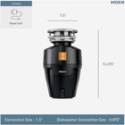 Moen Host Series 3 4 Hp Garbage Disposal High Speed Motor