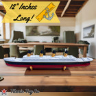 12    Rms Titanic Model With Removable Stand  Titanic Toys For Kids  Titanic Model