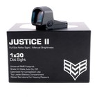 Swampfox Justice Ii Red Dot Sight 1x30mm 6moa Multi-reticle New