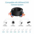 Zosi Cctv Security Camera Bnc Cable 100ft Wire Cord Video Power Cable Black