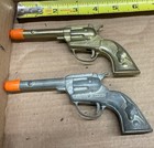 Two 1950s Hubley Tex Cap Guns 5-1 2    Nice Working Condition With Holster  1 