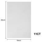 Aida Cloth 11 Count Cross Stitch Fabric 19  28inch  11ct white 