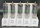 Date Matched Sleeve Of 5 Ge Jan 6197 Vacuum Tubes Tested Nos Calibrated Tv - 7