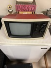Vintage Late 70   s Early 80   panasonic 10  Portable B w Television Works