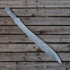 Handmade Forged Damascus Steel Machete Knife Blank  24  Full Tang Sword Blade