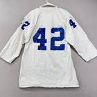 Vtg 60s-70s Sand-knit Football Jersey Size Medium  42 Colts White Blue Rare