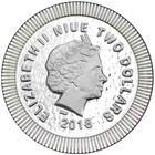 2018 Niue 1 Oz   2 Athenian Owl Stackable Silver Coin Bu Roll Fresh  999 Ag  A22