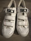 Sidi Genius 5 Pro Carbon Road Cycling Shoes White Italy 3-bolt Size 41