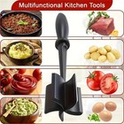Meat Hamburger Chopper Heat Resistant Utensil Ground Beef Potato Masher Spatula
