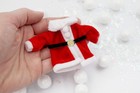 Miniature 1 12 Scale Doll Santa Suit Coat - Tiny Dollhouse Christmas Decor