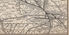 1900 Antique Cedar Rapids Route Railway Map  Vintage Railroad  Map 2895