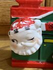 Vintage Commodore Santa Claus Mrs Salt Pepper Shakers Napkin Holder Japan Rare