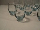Vintage Mcm Set Of 12 Libbey Aqua Tempo Glasses