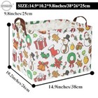 Rectangular Christmas Basket Christmas Gift Basket For Families Holiday Gift