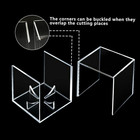 12 Pack Acrylic Baseball Display Case Uv Protected Cube Holder For Sports Balls