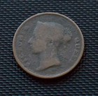 1862 Straits India 1 Cent Better Date