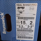 Brunswick Teal Rhino Pro  Bowling  Ball 15  Lb New  In Box