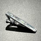 Dual Abalone Tie Clip Men Birthday Wedding Gift Tie Bar With Box