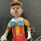 Vintage Pinocchio Marionette Puppet  Carved Hand Painted Wooded Collectible