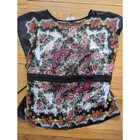 Romeo And Juliet Couture Multicolor Floral Tunic With Drawstring Waist