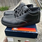 Vtg New Ipath Sto Mid Tops  Black Leather Skate Shoes Size 9 5us  Rare  Shpsnow