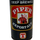 Tennent s Piper Export Ale Steel Beer Can Vintage 70 s Empty Royal Scots Grey   s