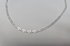 925 Sterling Silver Flat Mariner Anchor Chain Anklet 2 1mm  Fits 9 -10  Ankles