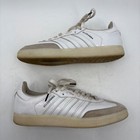 Adidas Velosamba Cycling Shoes White Patent Suede Cleats Spd Compatible 9