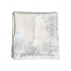 Vintage Stamped Cross Stitch Tablecloth Fruit Basket Linen 50x50 Unfinished
