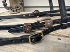 Horse Tack - Black Leather Western Headstall