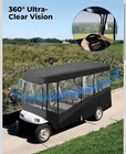 6 Passenger Golf Cart Enclosure Universal Rain Cover For Ezgo Club Car Yamaha