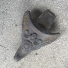  2  Antique Parlor Stove Cast Iron Leg Foot Wood Coal Burn Pot Belly Parts Legs