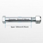 2pcs 25mm Diamater Pins For Mini Excavator Connecting Other Attachments Freeship