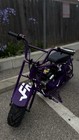 Purple Mini Bike - Gas Powered 4 Stroke 100cc