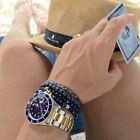 Rolex Submariner 16613lb Bluesy Vintage 2-tone Watch 18k Gold steel Oyster Band