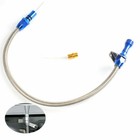 For Chevy Gm 4l60e Flexible Transmission Dipstick Firewall Mount - Blue