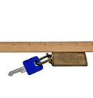Vintage Keychain Ford Racing Solid Brass Metal Advertising United Auto Worke-a62
