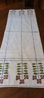 Arts   Crafts Mission Stenciled Linen Table Runner Stickley Design