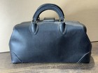 Antique Mccoy Black Cowhide Leather Doctors Bag