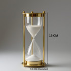 Personalized Brass Hourglass Sand Timer