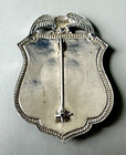 Vintage Fireman Morgan Hill Rural Fire District California Badge Enamel