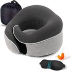 Travel Neck Pillow Chin Support Pillow Adjustable 100  Pure Memory Foam Pillow F